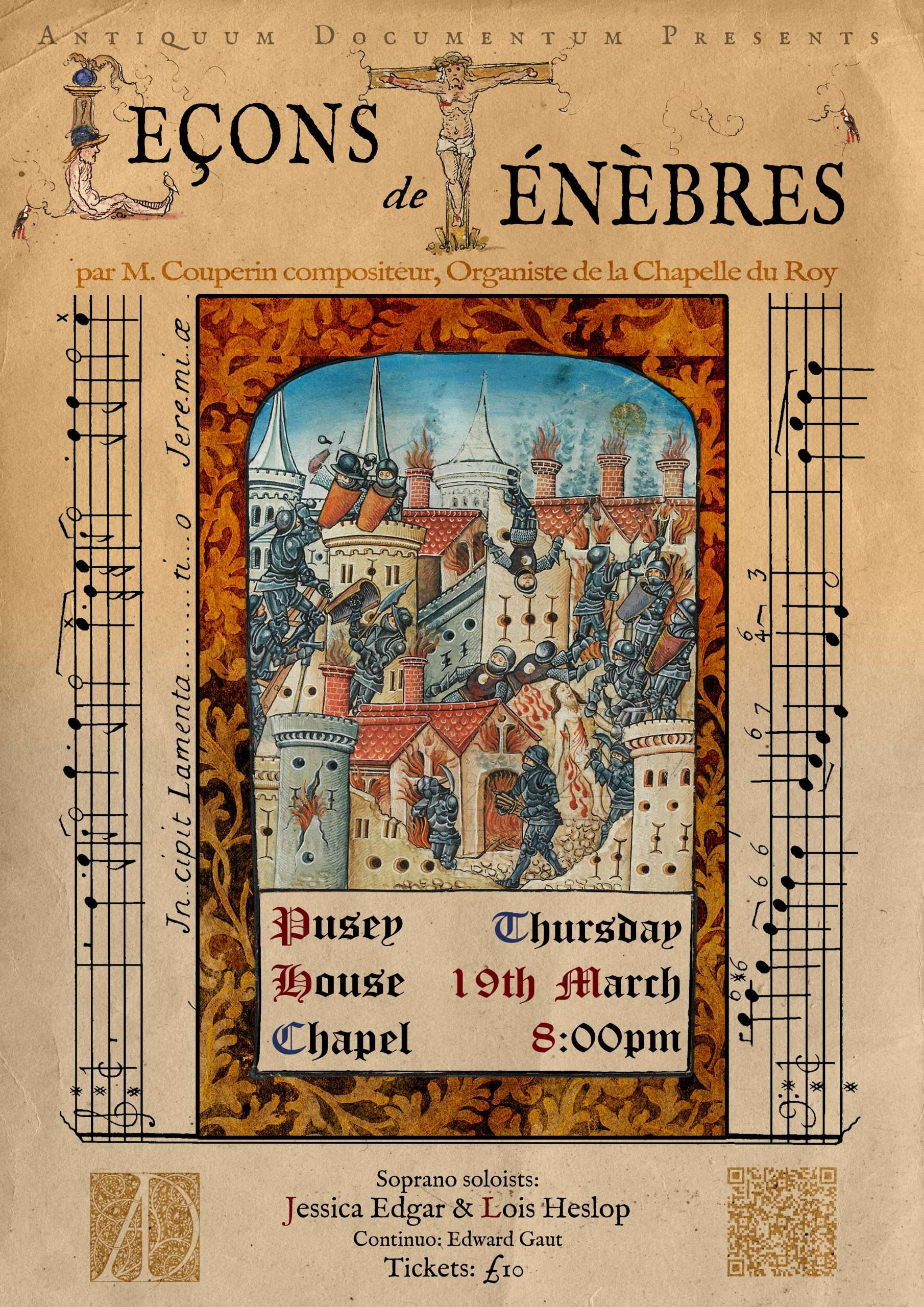 Leçons de Ténèbres – Lenten concert in Oxford